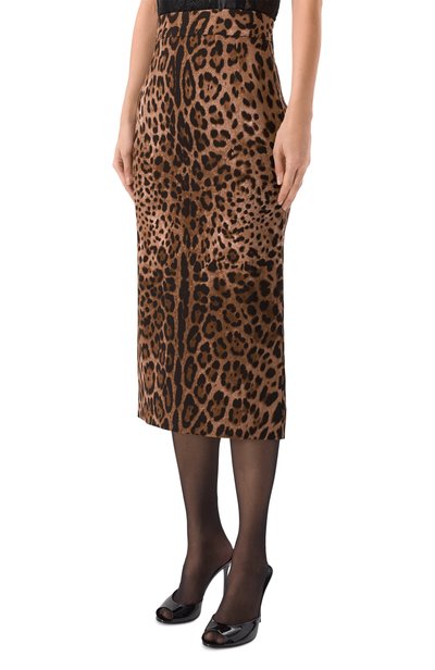Юбка из вискозы DOLCE & GABBANA, арт. F4B6UT/FSRKY, фото 3