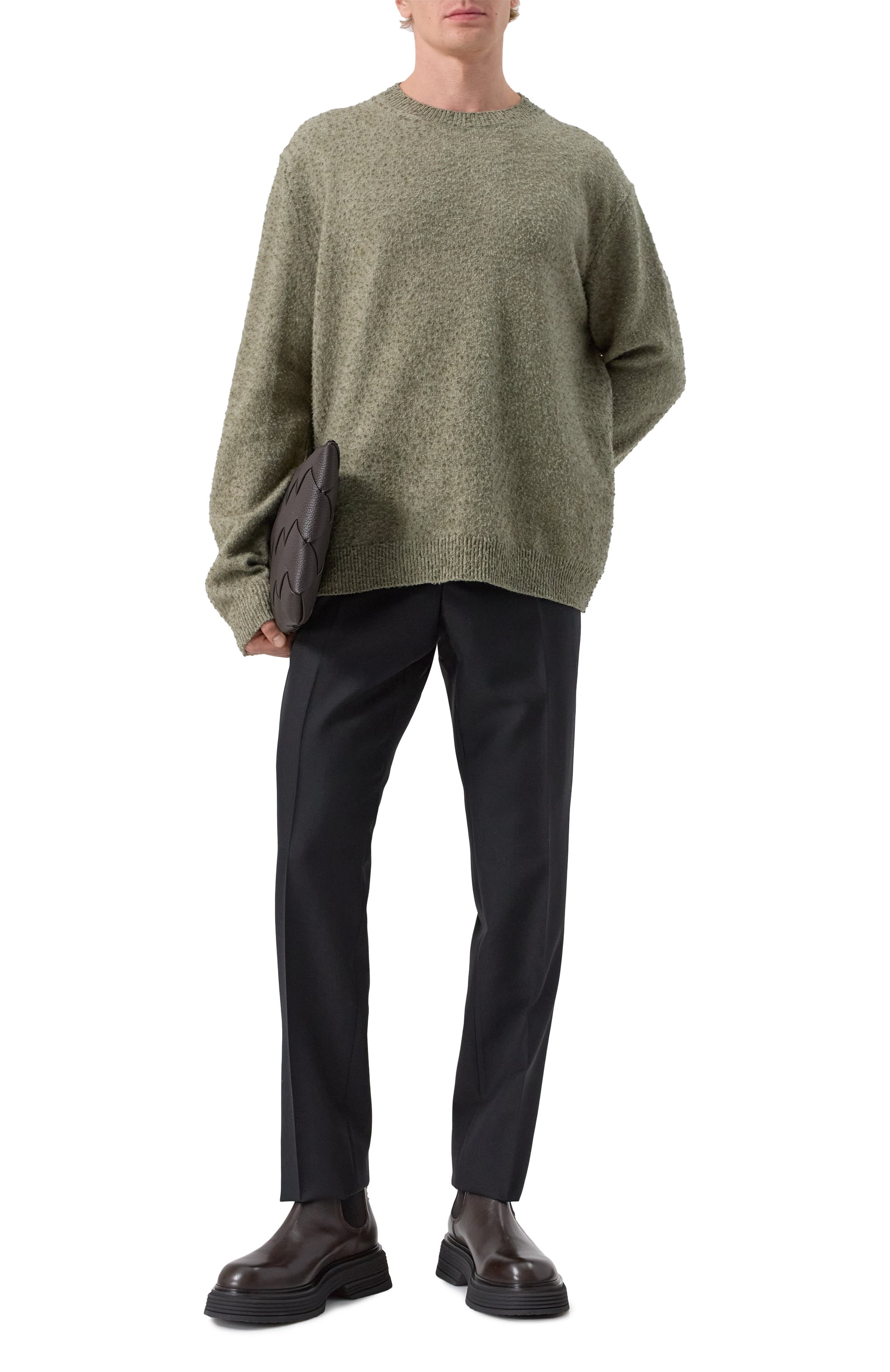 Шерстяные брюки JIL SANDER, арт. J23KA0001-J40189, фото 2