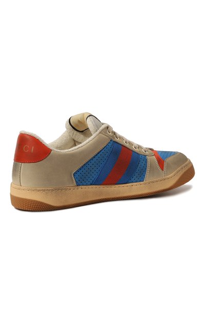 Кожаные кеды screener GUCCI, арт. 546163 0YI20, фото 3