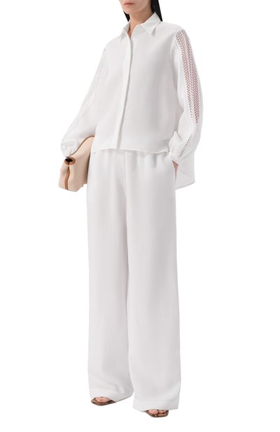 Женская рубашка из лиоцелла и льна BOSS, арт. 50556709