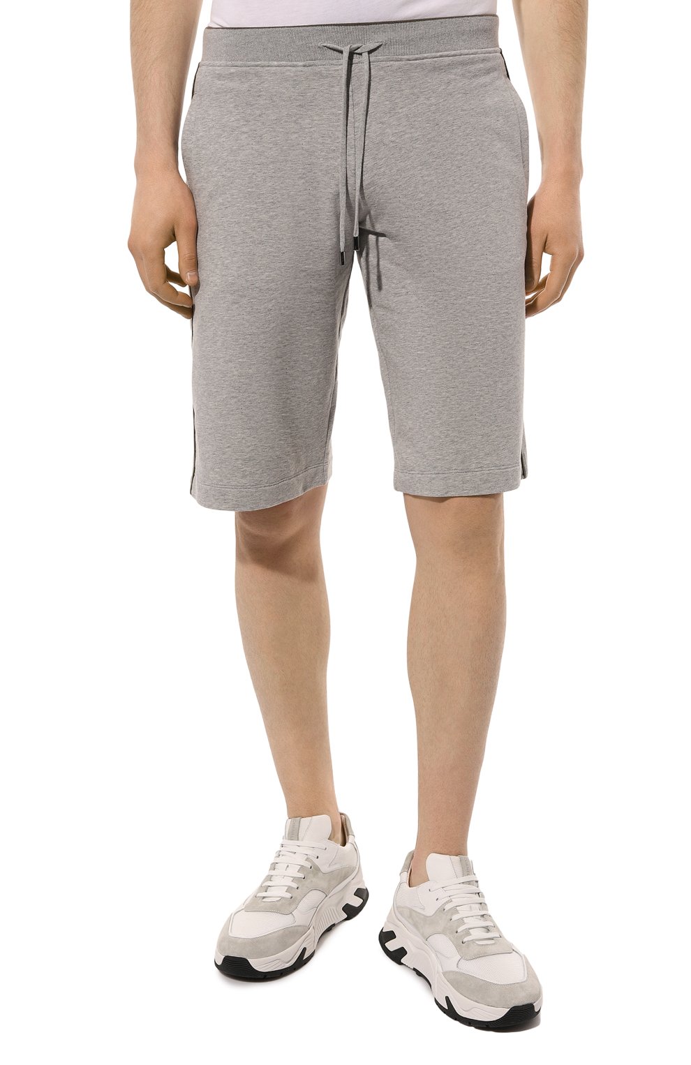 Хлопковые шорты STEFANO RICCI серого цвета по цене 79200 руб., арт. K111020B3T/T23256, фото 3 Хлопковые шорты STEFANO RICCI, арт. K111020B3T/T23256, фото 3