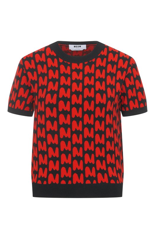 Пуловер из вискозы MSGM 3941MDM216/257786 Красный 3941MDM216/257786