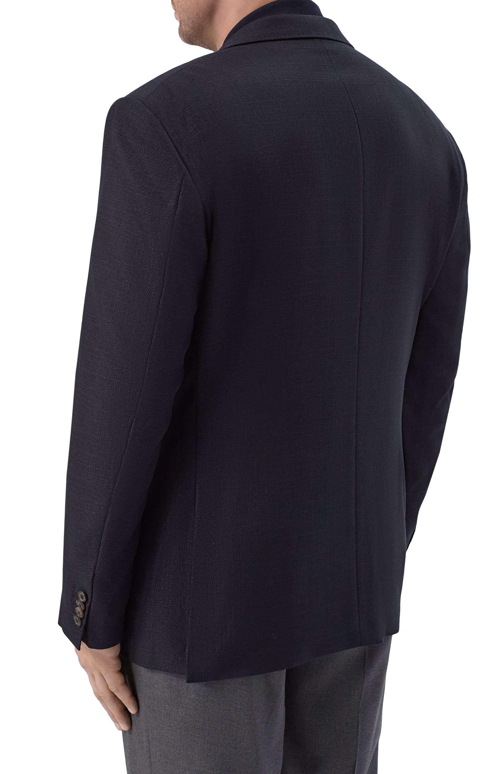 Шерстяной пиджак CORNELIANI темно-синего цвета по цене 116500 руб., арт. 286018/2A16527, фото 4 Шерстяной пиджак CORNELIANI, арт. 286018/2A16527, фото 4