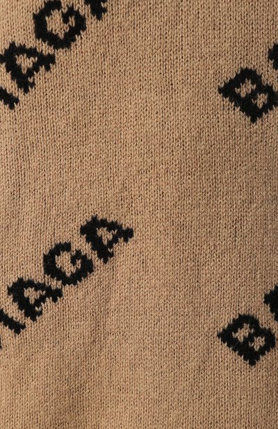 Шерстяной пуловер BALENCIAGA бежевого цвета по цене 133500 руб., арт. 581027/T1473, фото 5 Шерстяной пуловер BALENCIAGA, арт. 581027/T1473, фото 5