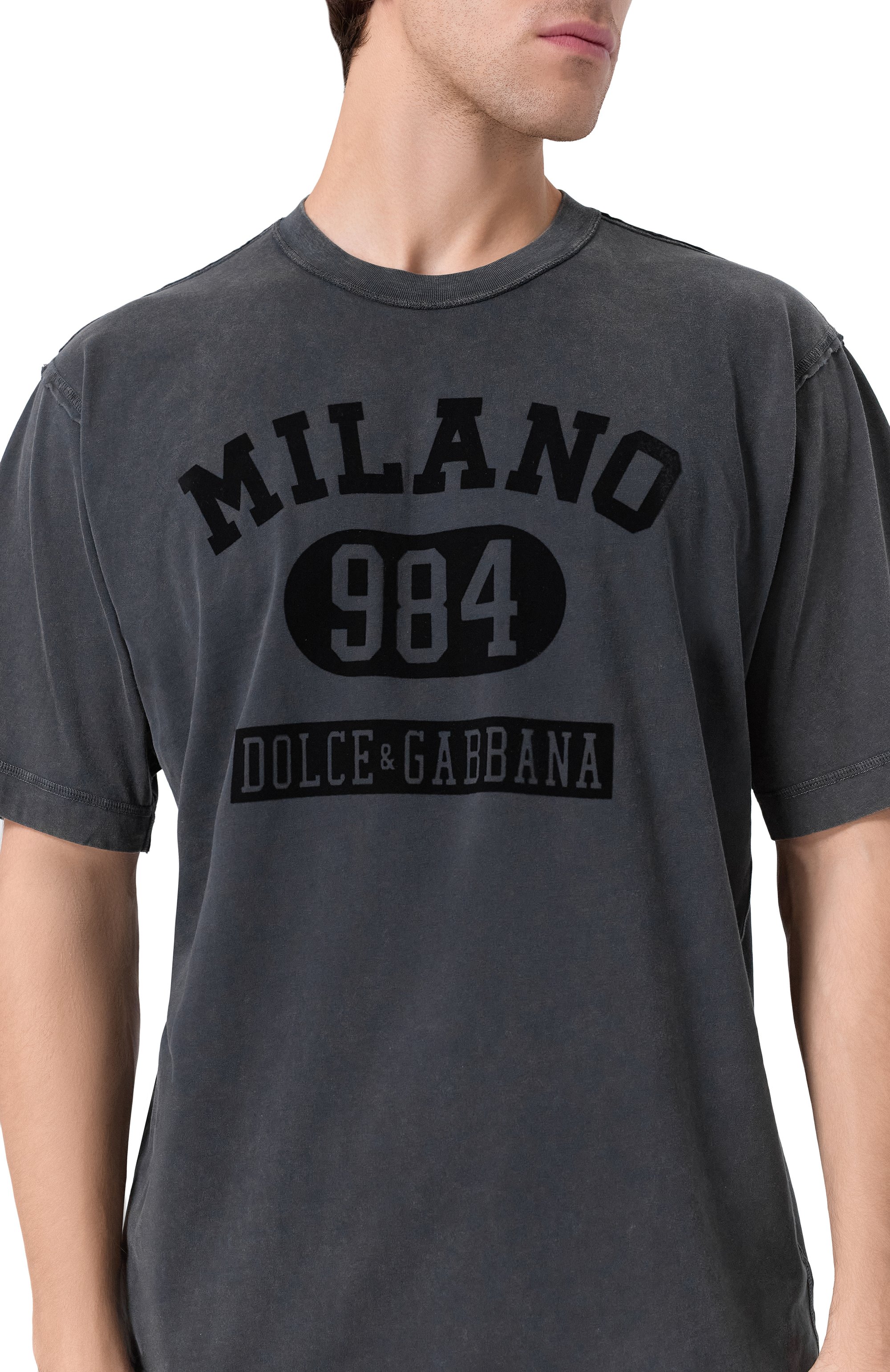 Хлопковая футболка DOLCE & GABBANA, арт. G8RI4T/G7PK9, фото 5