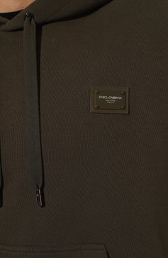 Хлопковое худи DOLCE & GABBANA, арт. G9ZU0T/G7M4Y, фото 5