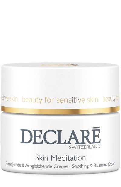 Женское успокаивающий, восстанавливающий крем skin meditation soothing&amp;balancing cream (50ml) DECLARE, арт. 381