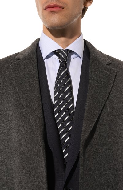 Шелковый галстук EMPORIO ARMANI, арт. 340275/4R641, фото 2