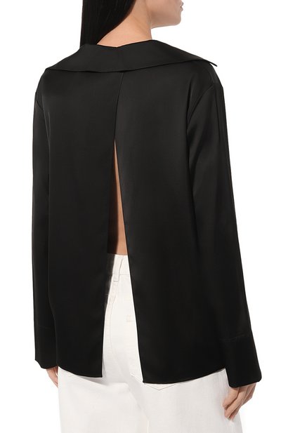 Атласная блузка JACQUEMUS, арт. 22E/213SH103-1000, фото 4