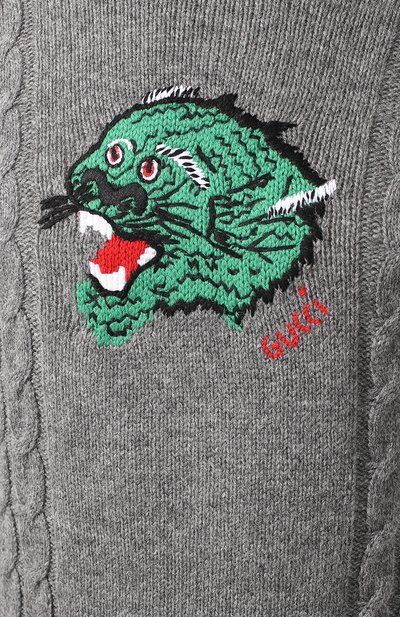 Джемпер из смеси шерсти и кашемира GUCCI, арт. 545682/XKAEJ, фото 5