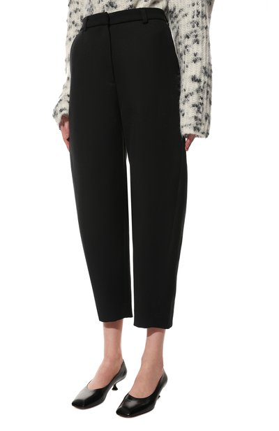 Брюки из хлопка и шерсти TOTEME, арт. 214-252-715, фото 3