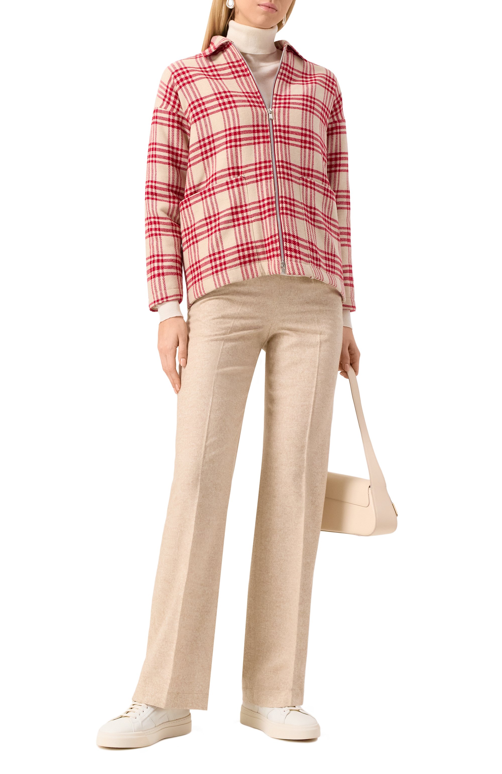 Брюки из шерсти и шелка KITON, арт. D48122K0540E01, фото 2