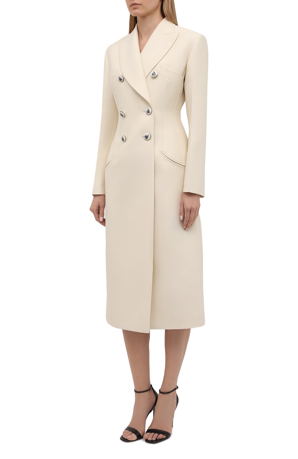 Пальто из шерсти и шелка LANVIN, арт. RW-C00001-4184-E21, фото 3
