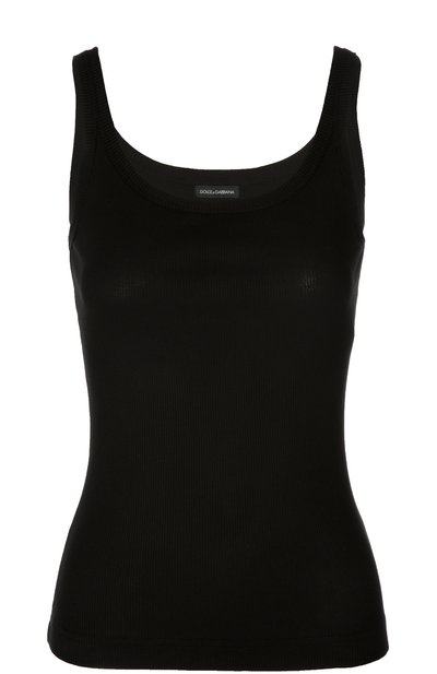 Облегающая майка фактурной вязки DOLCE & GABBANA, арт. 0102/F8H25T/FU7AV, фото 1