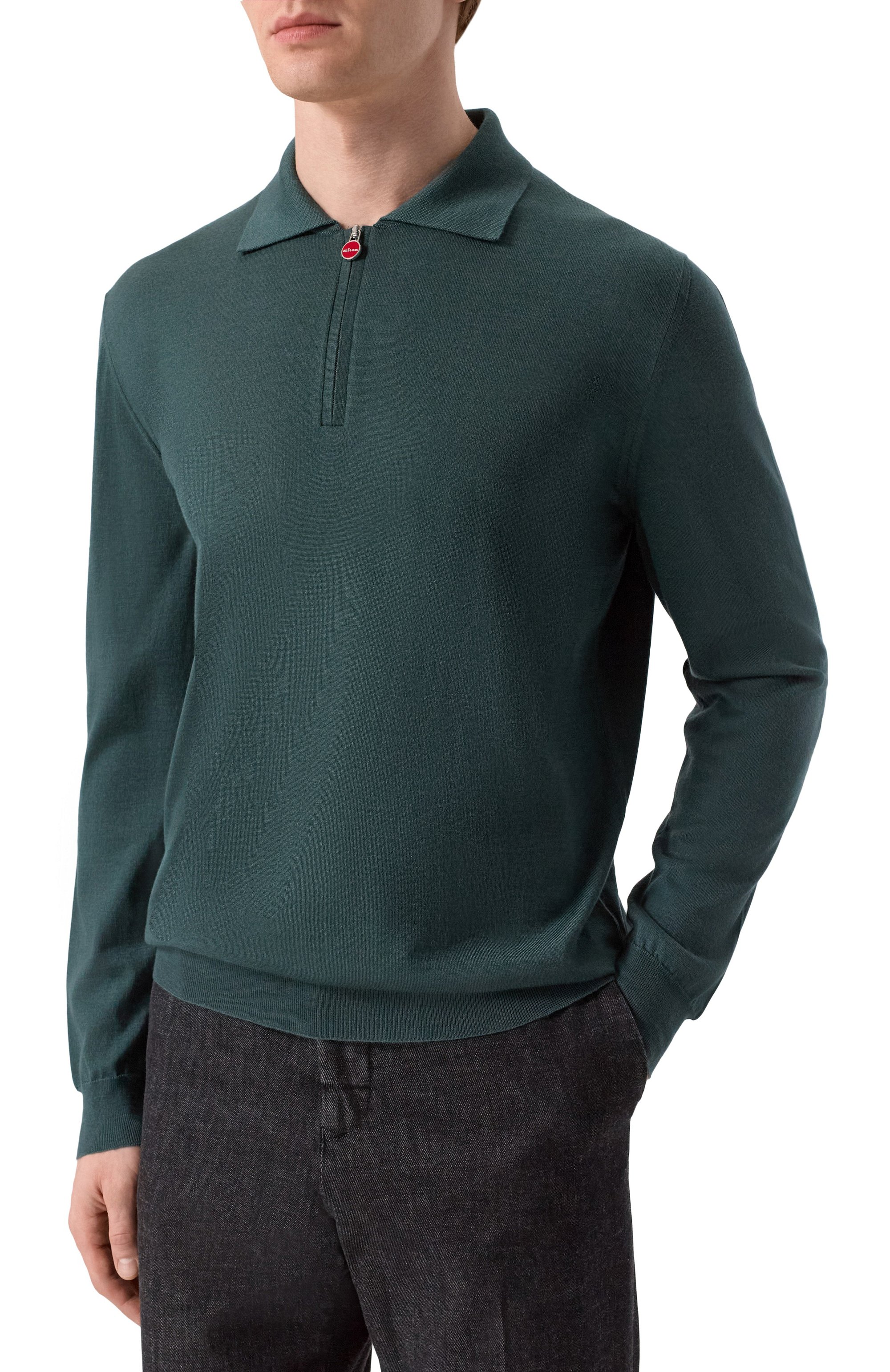 Поло из кашемира и шелка KITON, арт. UMKX05ZK325, фото 3