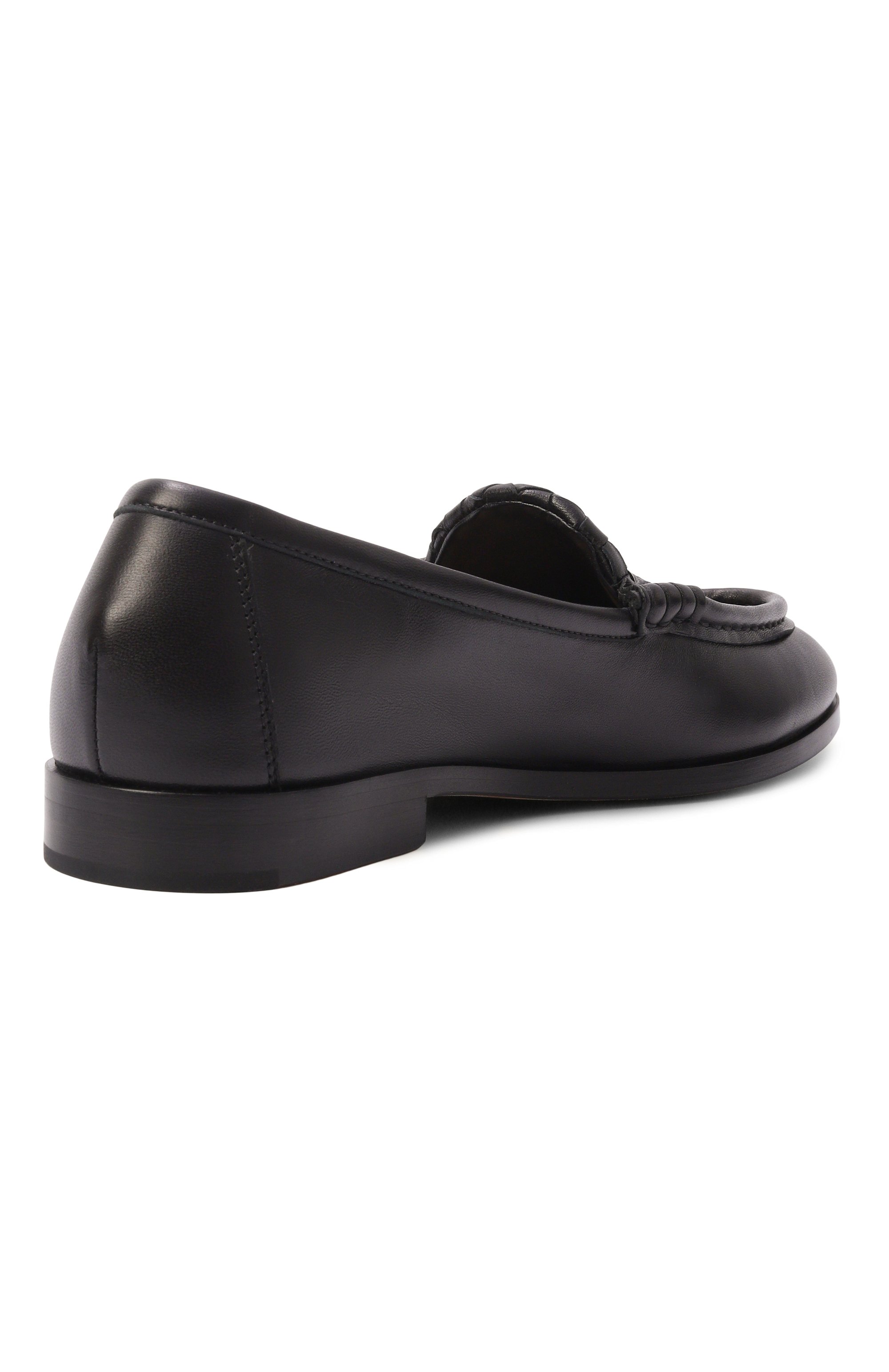 Кожаные лоферы silenzio BOTTEGA VENETA черного цвета по цене 131000 руб., арт. 876126/VBSD0, фото 5 Кожаные лоферы silenzio BOTTEGA VENETA, арт. 876126/VBSD0, фото 5
