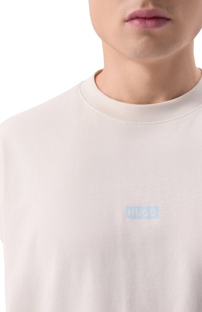 Хлопковая футболка HUGO BLUE, арт. 50509776, фото 5