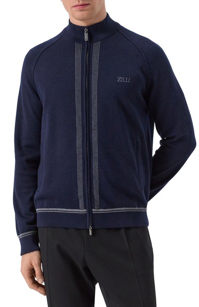 Кардиган из шерсти и шелка ZILLI, арт. JSS001M0242VLSP00, фото 3