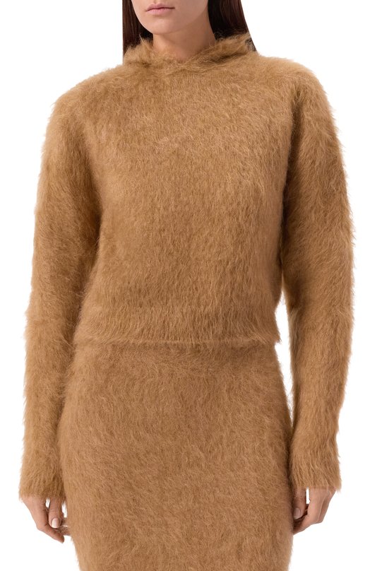 Шерстяное худи Giuseppe di Morabito 05FW2KNT376X 05444 Бежевый  05FW2KNT376X 05444 Фото 3