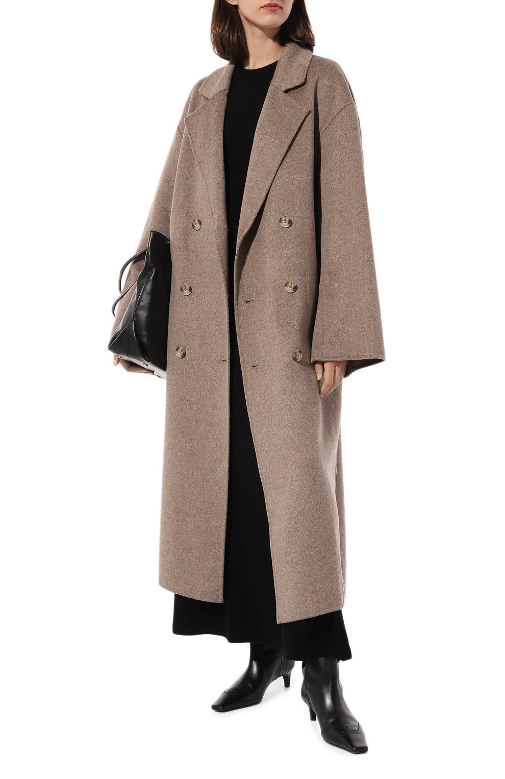 Пальто из шерсти и кашемира LOULOU DE SAISON бежевого цвета по цене 79150 руб., арт. B0RNE0, фото 2 Пальто из шерсти и кашемира LOULOU DE SAISON, арт. B0RNE0, фото 2