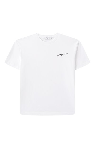 Хлопковая футболка MSGM KIDS, арт. S5MSJUTH064