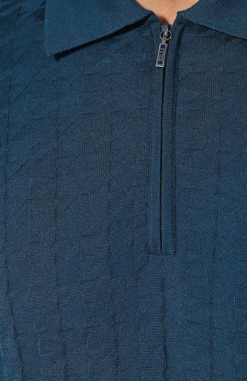 Поло из кашемира и шелка ZILLI, арт. MBQ-PZ032-PIED2/ML03, фото 5