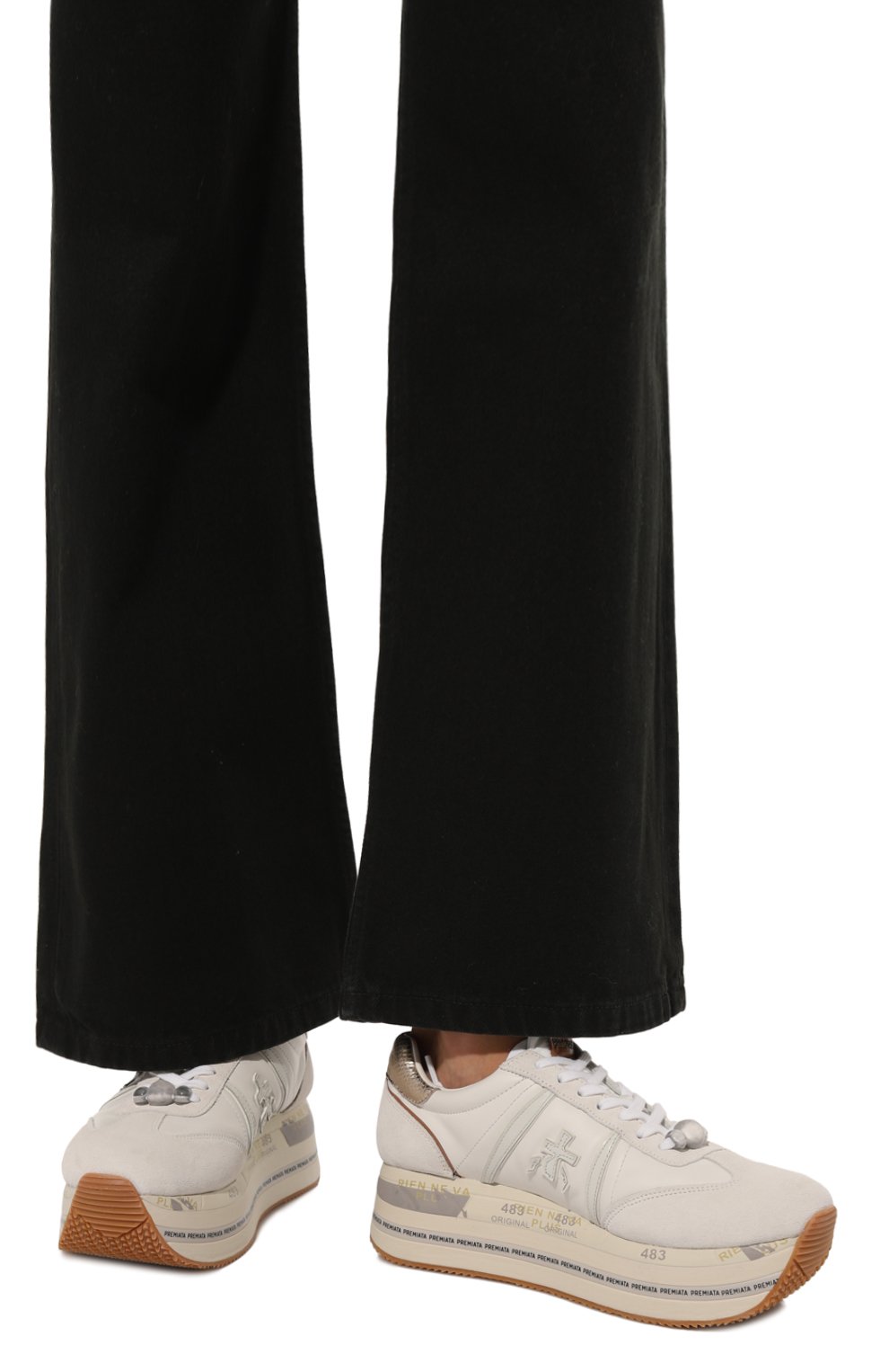 Кожаные кроссовки beth PREMIATA, арт. BETH/VAR 7037, фото 3