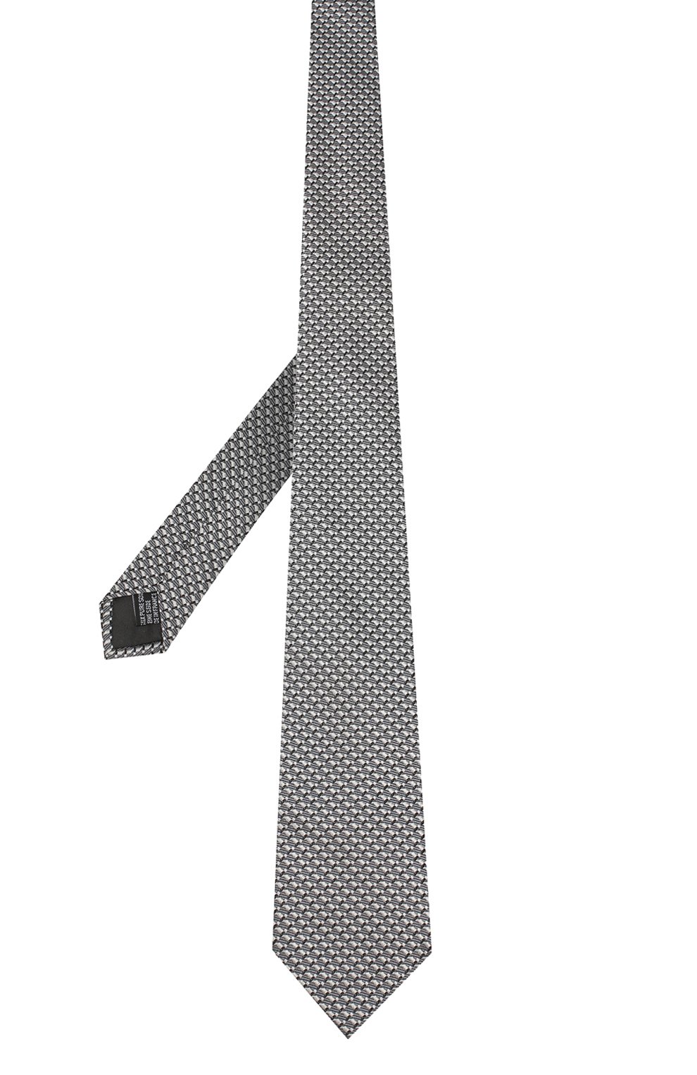 Шелковый галстук с узором LANVIN серого цвета по цене 11350 руб., арт. 2278/TIE, фото 2 Шелковый галстук с узором LANVIN, арт. 2278/TIE, фото 2