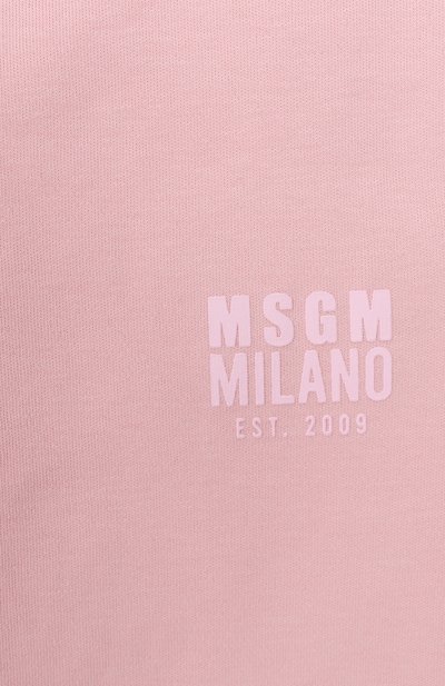 Хлопковые джоггеры MSGM KIDS, арт. S5MSJUFP172, фото 3
