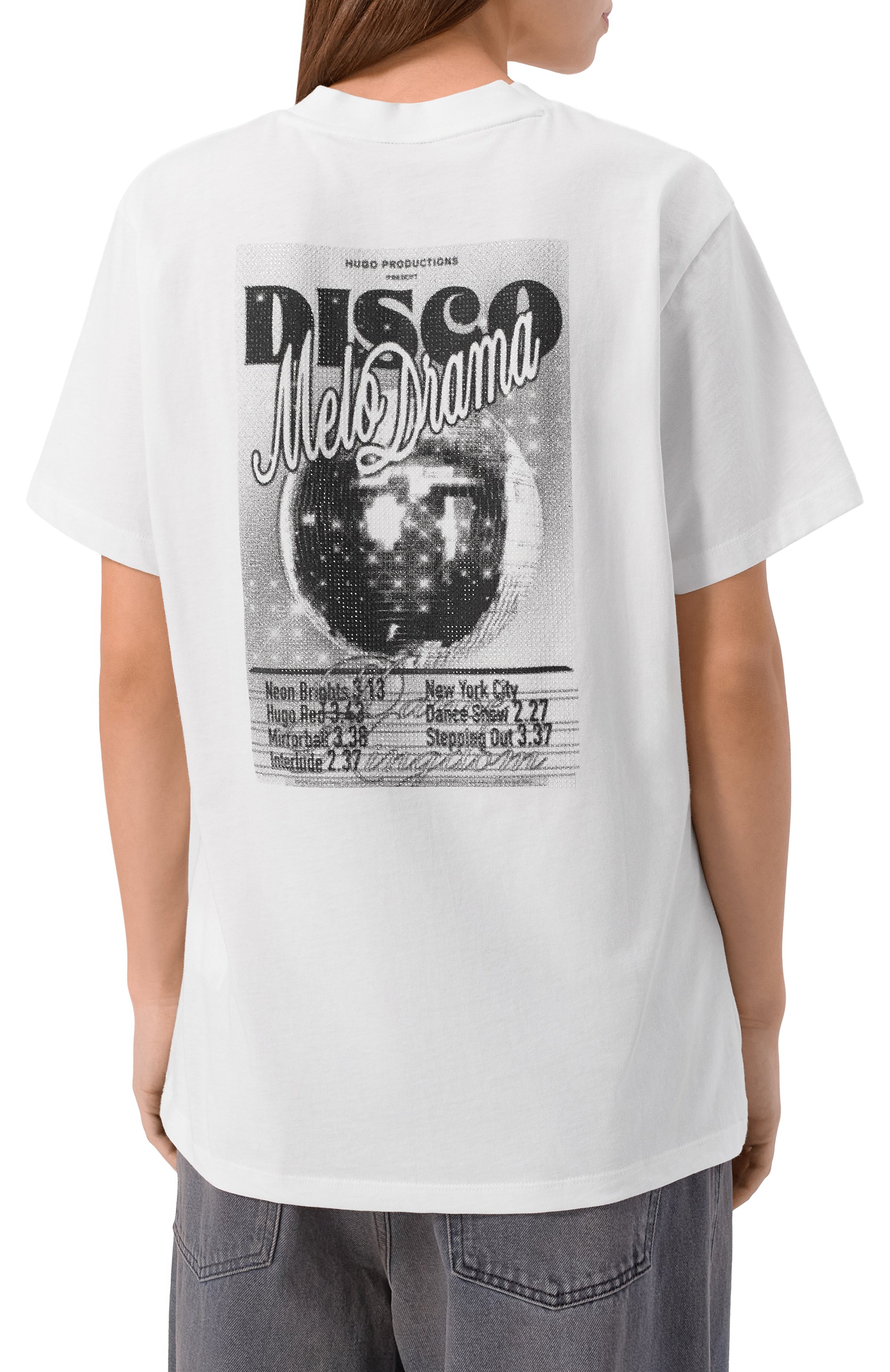 Хлопковая футболка HUGO, арт. 50550148, фото 4