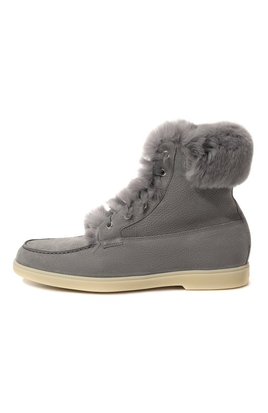 Комбинированные ботинки Santoni WTYA59753TISASW8G23 Серый  WTYA59753TISASW8G23 Фото 4