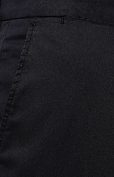 Хлопковые брюки BERWICH темно-синего цвета по цене 22400 руб., арт. ZIP/1 GD, фото 5 Хлопковые брюки BERWICH, арт. ZIP/1 GD, фото 5