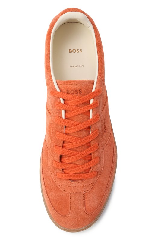Замшевые кеды Brenta BOSS 50536645 Оранжевый  50536645 Фото 6