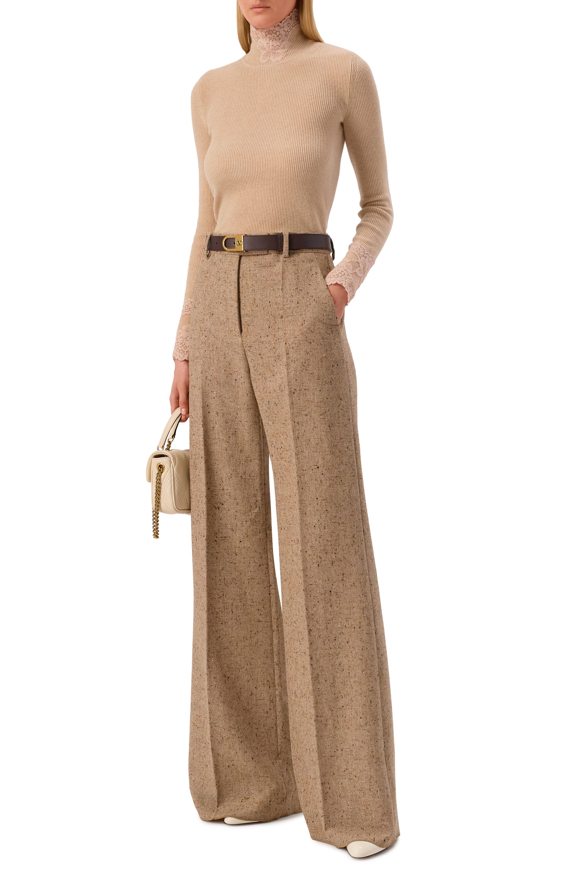 Шерстяные брюки VALENTINO, арт. 7B0RB6S0/9RT, фото 2