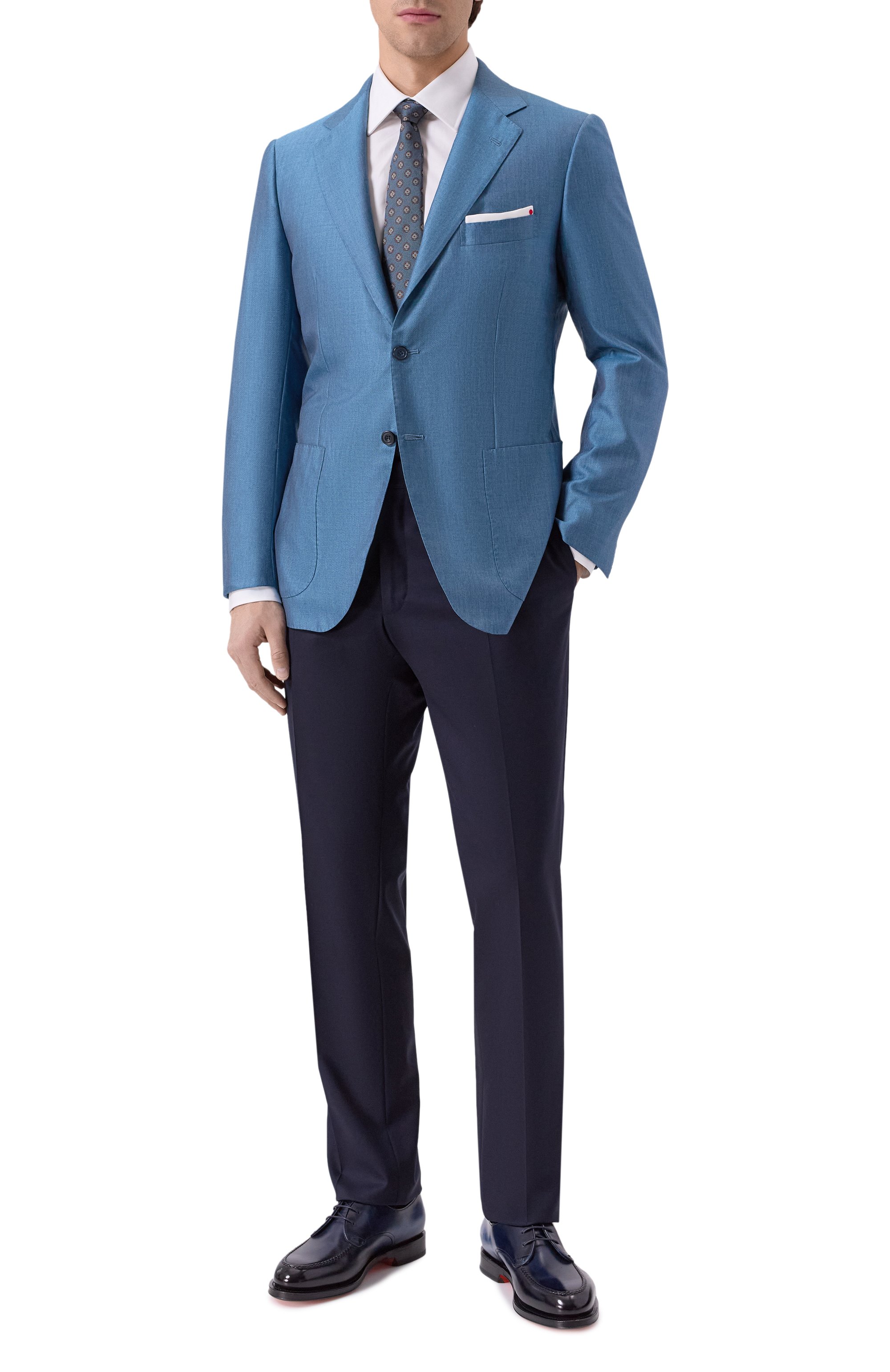 Пиджак из кашемира и шелка KITON, арт. UG81K06R17, фото 3