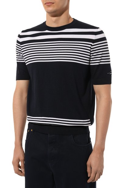 Джемпер из хлопка и шелка ZILLI, арт. KRN002M0142VYC000, фото 3