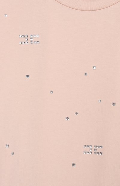 Хлопковая футболка ELISABETTA FRANCHI LA MIA BAMBINA, арт. EFTS2630/JE006, фото 3