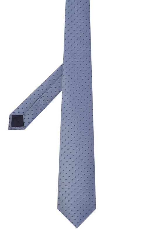 Шелковый галстук Corneliani 26U302-2620321 Голубой  26U302-2620321 Фото 3