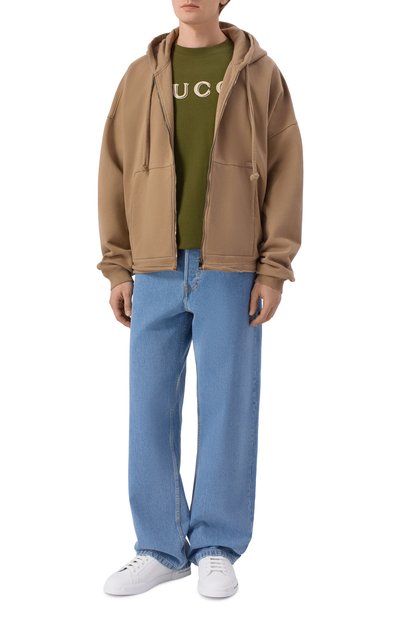 Хлопковая футболка GUCCI, арт. 798115/XJHN3, фото 2