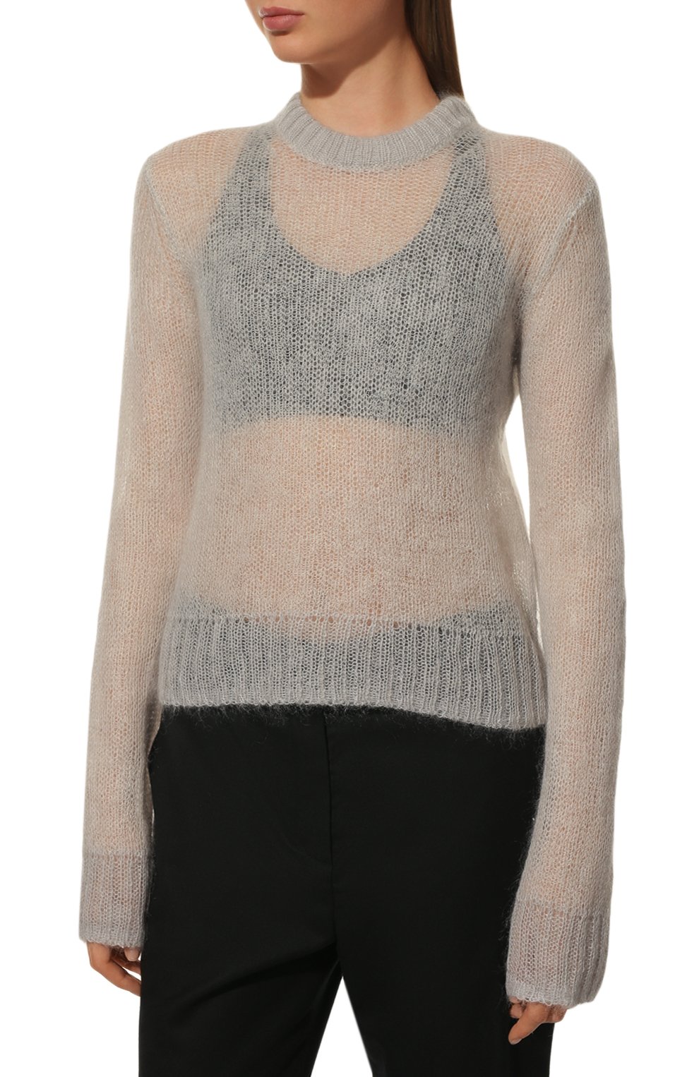 Свитер ACNE STUDIOS серого цвета по цене 24350 руб., арт. A60348, фото 3 Свитер ACNE STUDIOS, арт. A60348, фото 3