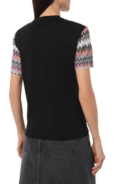 Хлопковая футболка MISSONI, арт. DS24SL03/BJ00JU, фото 4