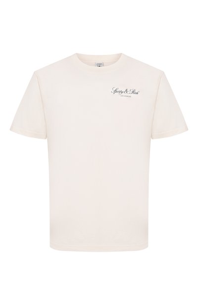 Мужская хлопковая футболка SPORTY AND RICH, арт. T011976269WH37