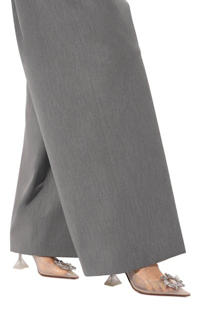 Комбинированные туфли begum glass AMINA MUADDI, арт. BEGUM GLASS PUMP/PVC/TRANSPARENT, фото 3