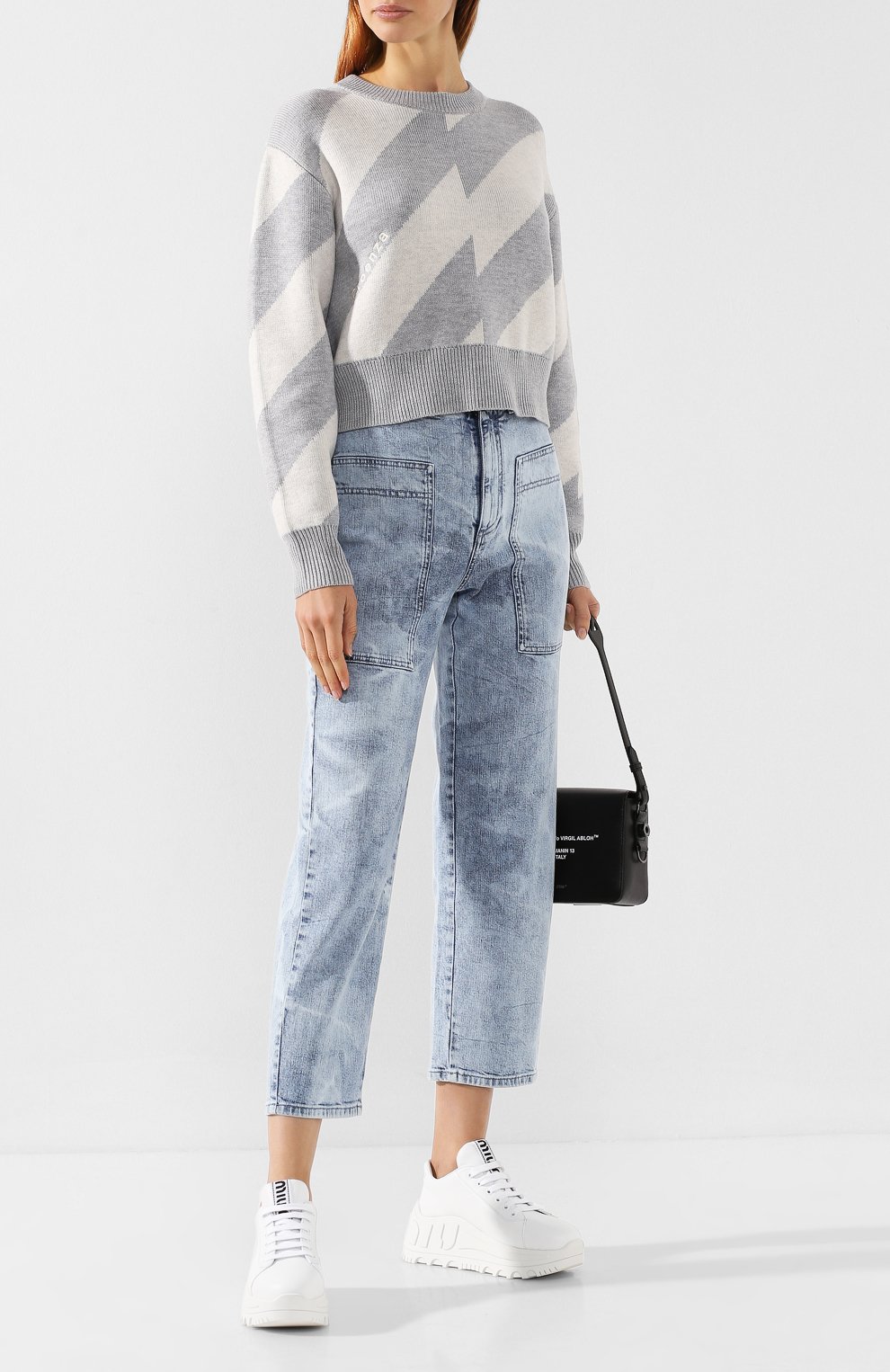 Свитер из смеси шерсти и хлопка PROENZA SCHOULER, арт. WL1937255-KW090, фото 2