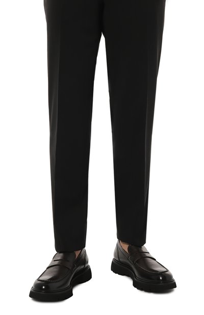 Кожаные пенни-лоферы DOUCAL'S, арт. DU3364G0TNUF188N, фото 3