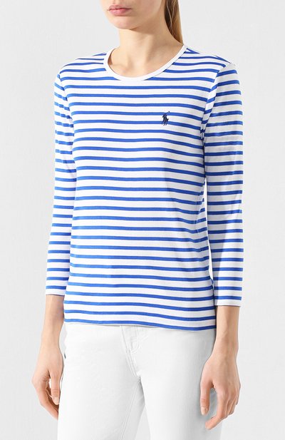 Хлопковый лонгслив POLO RALPH LAUREN, арт. 211756696, фото 3