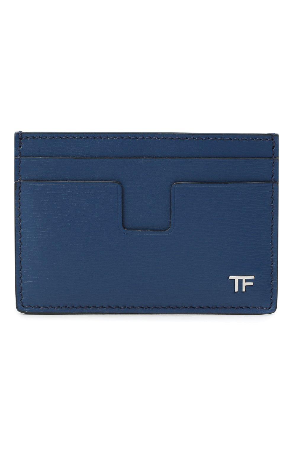 Кожаный футляр для кредитных карт TOM FORD синего цвета по цене 33950 руб., арт. Y0232P-LCL053, фото 1 Кожаный футляр для кредитных карт TOM FORD, арт. Y0232P-LCL053, фото 1