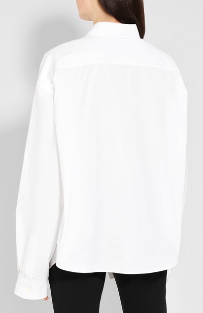 Хлопковая рубашка BALENCIAGA, арт. 583895/TYB18, фото 4
