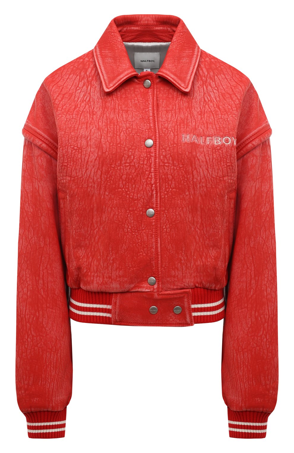 Кожаный бомбер HALFBOY, арт. HSS241WLBB136, фото 1