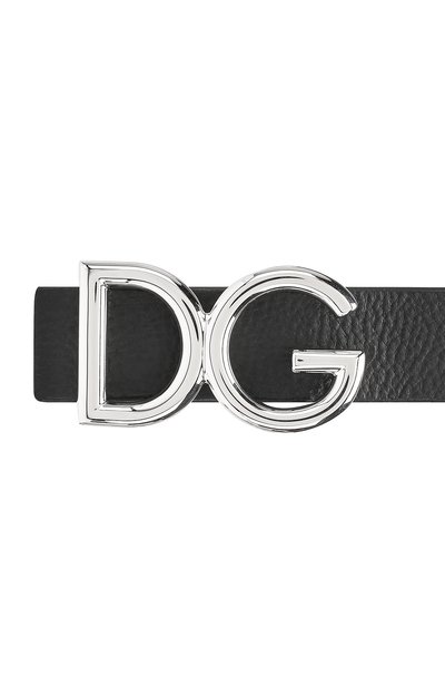 Кожаный ремень DOLCE & GABBANA черного цвета по цене 49950 руб., арт. BC4256/AI894, фото 3 Кожаный ремень DOLCE & GABBANA, арт. BC4256/AI894, фото 3